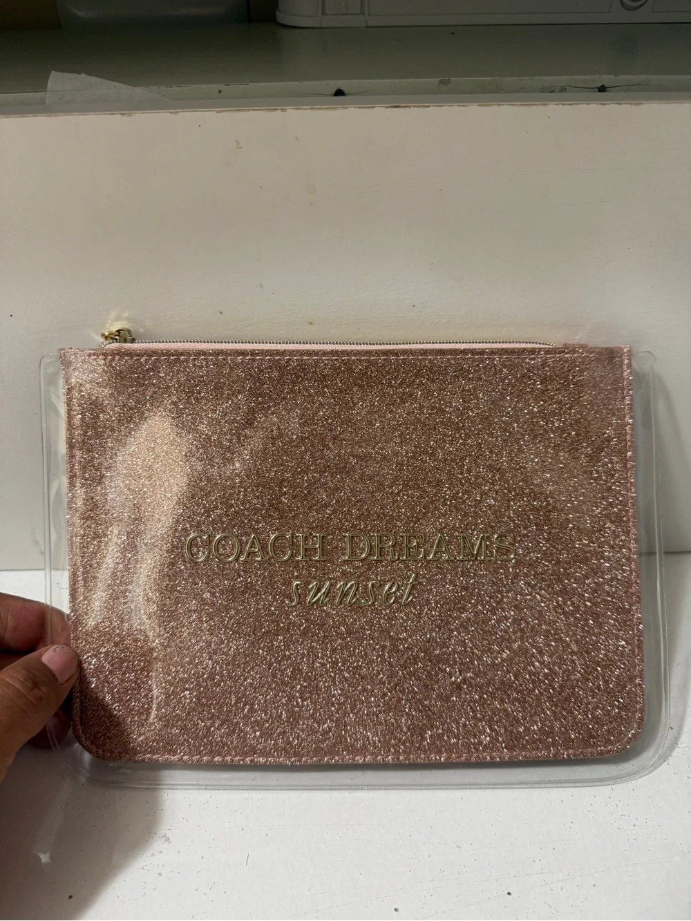Coach pink cosmetic